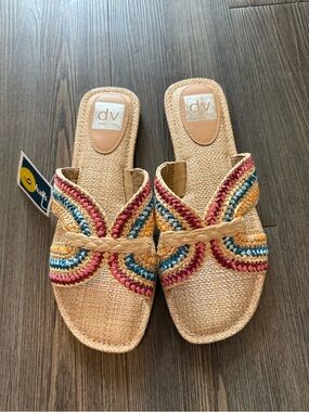 Dolce Vita Geeya Woven Slide Sandals